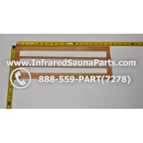 WOOD MAGAZINE HOLDERS - HEMLOCK WOOD MAGAZINE RACK ( 19" x 7" ) 2