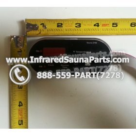 COMPLETE CONTROL POWER BOX WITH CONTROL PANEL - COMPLETE CONTROL POWER BOX AIRWALL INFRARED SAUNA WITH BLACK CONTROL PANEL 2