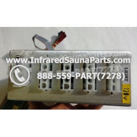 COMPLETE CONTROL POWER BOX WITH CONTROL PANEL - COMPLETE CONTROL POWER BOX  AIRWALL INFRARED SAUNA WITH CONTROL PANEL 16