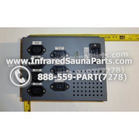 COMPLETE CONTROL POWER BOX WITH CONTROL PANEL - COMPLETE CONTROL POWER BOX FOR  INFRARED SAUNA 110v 120v WITH TWO CONTROL PANELS UNIVERSAL 4