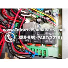 COMPLETE CONTROL POWER BOX WITH CONTROL PANEL - COMPLETE CONTROL POWER BOX CLEARLIGHT INFRARED SAUNA 110v 120v WITH ONE CONTROL PANEL 10