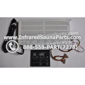 COMPLETE CONTROL POWER BOX WITH CONTROL PANEL - COMPLETE CONTROL POWER BOX CAL SAUNA INFRARED SAUNA STYLE 4 WITH ONE CONTROL PANEL 4