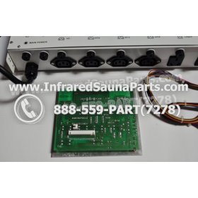 COMPLETE CONTROL POWER BOX WITH CONTROL PANEL - COMPLETE CONTROL POWER BOX CAL SAUNA INFRARED SAUNA STYLE 4 WITH ONE CONTROL PANEL 6