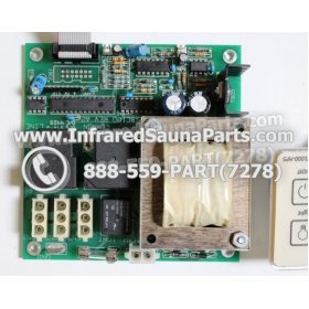 COMPLETE CONTROL POWER BOX WITH CONTROL PANEL - COMPLETE CONTROL POWER BOX / BOARD  EZE INFRARED SAUNA WITH ONE CONTROL PANEL WHITE FINISH 3