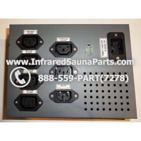 COMPLETE CONTROL POWER BOX 110V / 120V - COMPLETE CONTROL POWER BOX 110V / 120V FOR  INFRARED SAUNA UNIVERSAL 2