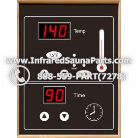 CIRCUIT BOARDS WITH  FACE PLATES - CIRCUIT BOARD WITH FACE PLATE FED INTL  INFRARED SAUNA 12092007 AUTO ON  OFF SWITCH 1