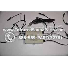 COMPLETE CONTROL POWER BOX 110V / 120V - COMPLETE CONTROL POWER BOX 110V / 120V FED INTERNATIONAL INFRARED SAUNA WITH 8 HEATER PLUGS v1 8