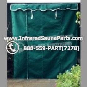 Jade - RAIN COVER FOR 1 PERSON INFRARED SAUNA IN JADE FINISH 1