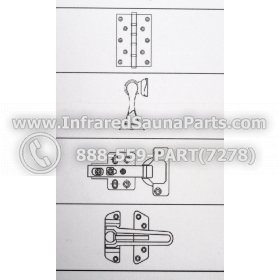 DOOR HINGES - GLASS DOOR HINGE STYLE 5 11