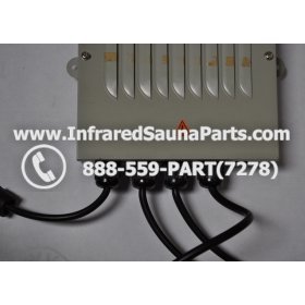 COMPLETE CONTROL POWER BOX 110V / 120V - COMPLETE CONTROL POWER BOX 110V / 120V FED INTL.INFRARED SAUNA WITH 8 HEATER PLUGS v2 3