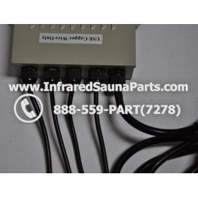 COMPLETE CONTROL POWER BOX 110V / 120V - COMPLETE CONTROL POWER BOX 110V / 120V FED INTL.INFRARED SAUNA WITH 8 HEATER PLUGS v1 6