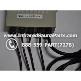 COMPLETE CONTROL POWER BOX 220V / 240V - COMPLETE CONTROL POWER BOX 220V / 240V FED INTL.INFRARED SAUNA WITH 8 HEATER PLUGS v2 9