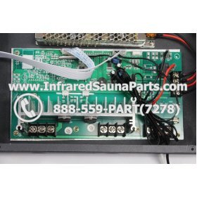 COMPLETE CONTROL POWER BOX WITH CONTROL PANEL - COMPLETE CONTROL POWER BOX ENLIGHTEN INFRARED SAUNA WITH DIGITAL HEAT LEVEL CONTROL WITH TWO CONTROL PANEL 220V / 240V STYLE 1 4