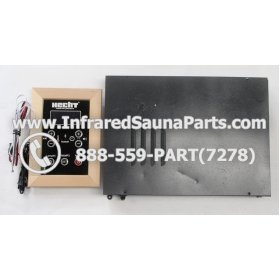 COMPLETE CONTROL POWER BOX WITH CONTROL PANEL - COMPLETE CONTROL POWER BOX HECHT INFRARED SAUNA WITH USB MP3 FM PLAYER ONE CONTROL PANEL 110V / 120V 3