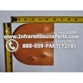 WOOD SHELVES + CUP HOLDERS - HEMLOCK WOOD CUP HOLDER STYLE 10 3