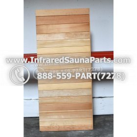 WOOD BENCHS + HEATERS - HEMLOCK WOOD BENCH ( 44.7" x 19.7" ) 4