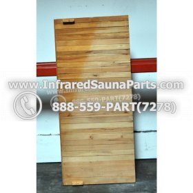 WOOD BENCHS + HEATERS - HEMLOCK WOOD BENCH ( 38.6" x 16.9" ) 4