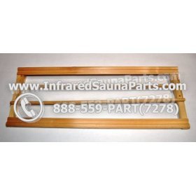 WOOD MAGAZINE HOLDERS - HEMLOCK WOOD MAGAZINE RACK ( 19" x 7" ) 6