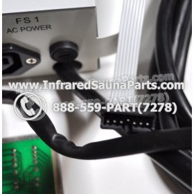 COMPLETE CONTROL POWER BOX WITH CONTROL PANEL - COMPLETE CONTROL POWER BOX WASAUNA INFRARED SAUNA STYLE 1 WITH TWO CONTROL PANELS 5