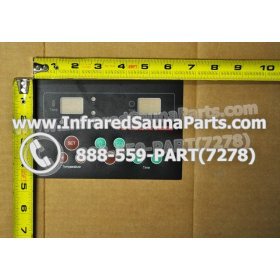 FACE PLATES - FACEPLATE FOR CIRCUIT BOARD PRECISION THERAPY INFRARED SAUNA XZSN1DB V1.5 2