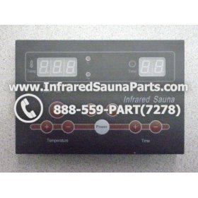 CIRCUIT BOARDS WITH  FACE PLATES - CIRCUIT BOARD WITH FACEPLATE WATERSTAR INFRARED SAUNA 06S10195 1