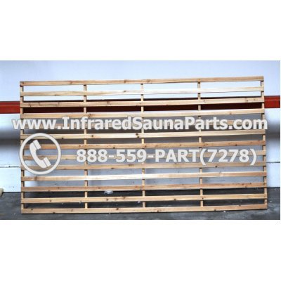 WOOD BACKRESTS - HEMLOCK WOOD BACKREST ( 34" x 63" ) 1