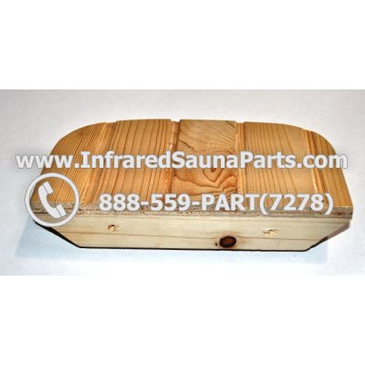 WOOD SHELVES + CUP HOLDERS - HEMLOCK WOOD CUP HOLDER STYLE 3 1