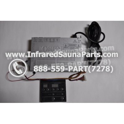 COMPLETE CONTROL POWER BOX WITH CONTROL PANEL - COMPLETE CONTROL POWER BOX SUNMATE INFRARED SAUNA STYLE 3 WITH ONE CONTROL PANEL 1