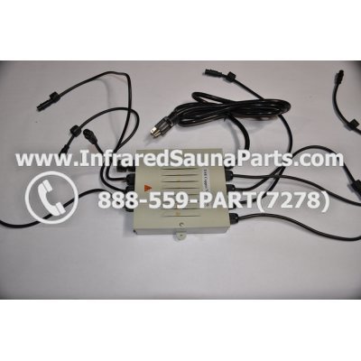 COMPLETE CONTROL POWER BOX 110V / 120V - COMPLETE CONTROL POWER BOX 110V / 120V FED INTL.INFRARED SAUNA WITH 8 HEATER PLUGS v1 1