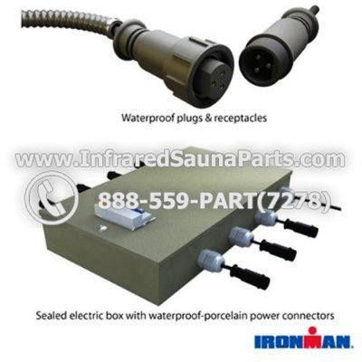 COMPLETE CONTROL POWER BOX 220V / 240V - COMPLETE CONTROL POWER BOX 220V / 240V SUNTECH INFRARED SAUNA 1