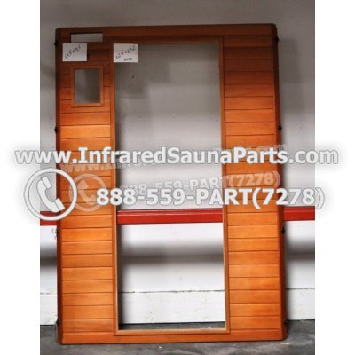 WOOD SAUNA WALLS - HEMLOCK WOOD SAUNA PANEL ( 69.5" x 49.5" ) 1